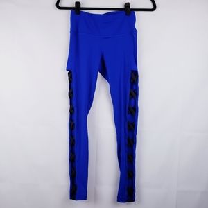 Vina Lattice Cutout sides Leggings Compression women’s size XS